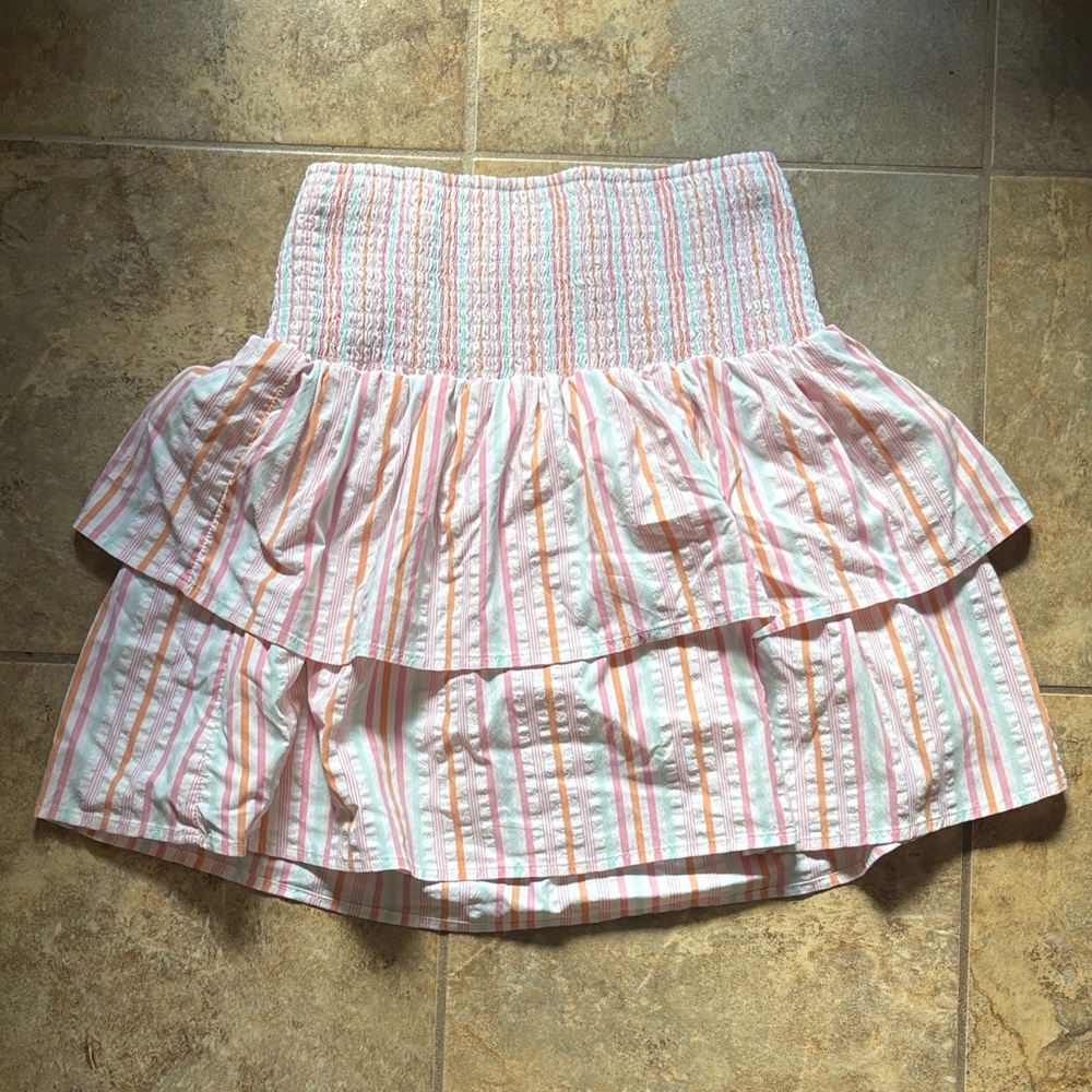 Vineyard Vines Multicolor Striped Mini Skirt